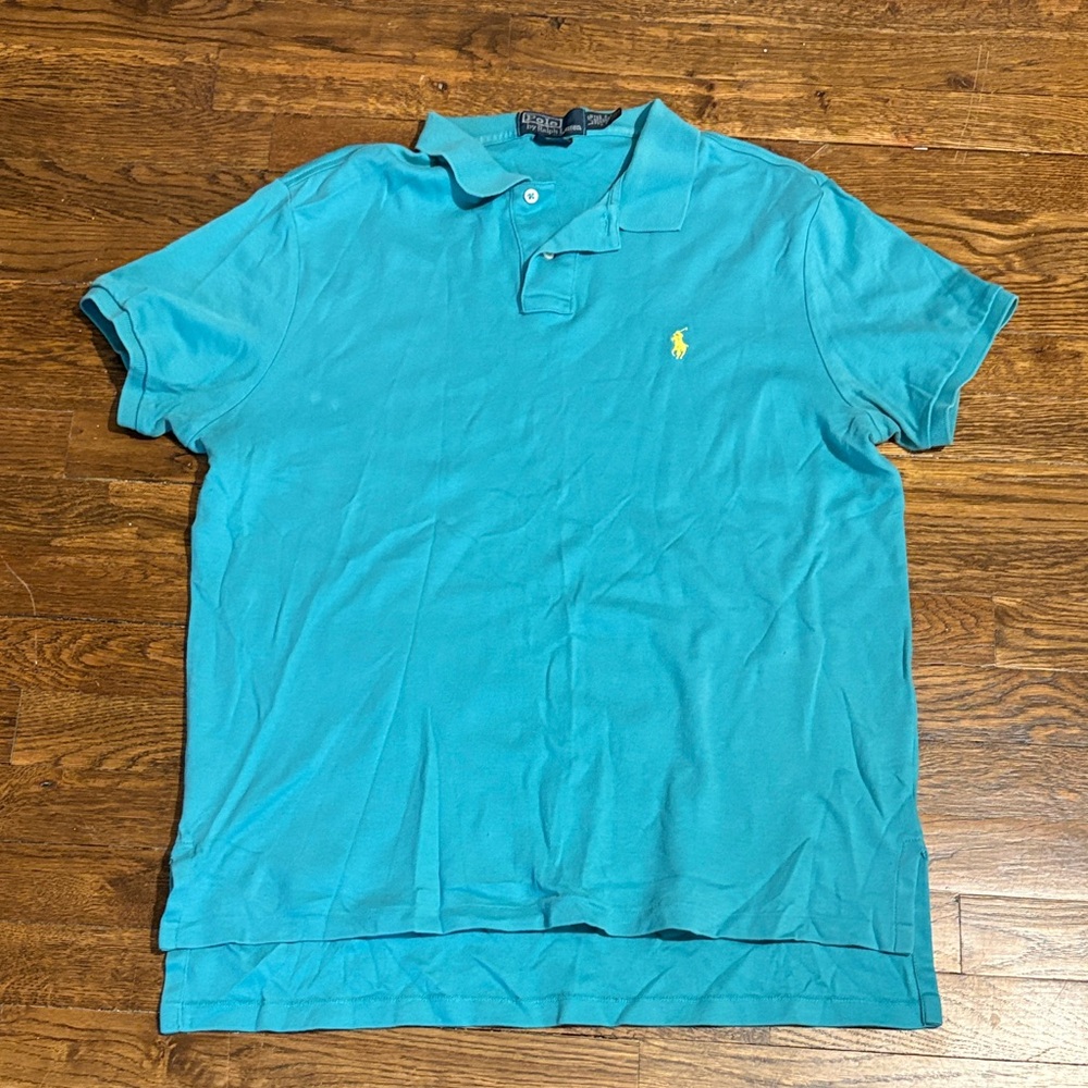 # Polo by Ralph Lauren Men's Size L Teal Polo Shirt